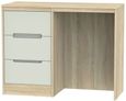 Monaco Cashmere Matt and Oak Effect 3 Drawer Single Dressing Table