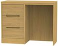 Monaco Modern Oak 3 Drawer Single Dressing Table