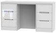 Monaco White Gloss 6 Drawer Double Dressing Table