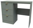 Nashville Green 3 Drawer Single Dressing Table
