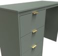 Nashville Green 3 Drawer Single Dressing Table