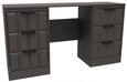 New York Graphite 6 Drawer Double Dressing Table