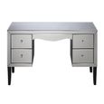 Palermo 4 Drawer Dressing Table - Mirrored