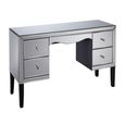 Palermo 4 Drawer Dressing Table - Mirrored