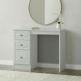 Pembroke Cashmere 3 Drawer Single Dressing Table