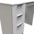 Plymouth White Gloss 3 Drawer Single Dressing Table