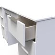 Plymouth White Gloss 6 Drawer Double Dressing Table