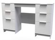 Plymouth White Gloss 6 Drawer Double Dressing Table