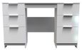 Plymouth White Gloss 6 Drawer Double Dressing Table