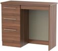Sherwood Walnut Effect 3 Drawer Single Dressing Table