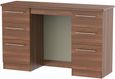Sherwood Walnut Effect 6 Drawer Double Dressing Table