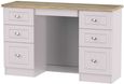 Vienna Cashmere 6 Drawer Double Dressing Table