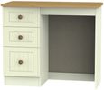 Warwick Cream and Oak 3 Drawer Single Dressing Table