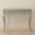 Camille Dressing Table - 2 Drawer - Grey Oak