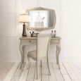 Camille Dressing Table - 2 Drawer - Grey Oak