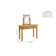 Woburn Dressing Table - 3 Drawer - Rustic Oak