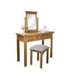 Woburn Dressing Table - 3 Drawer - Rustic Oak