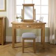 Woburn Dressing Table - 3 Drawer - Rustic Oak