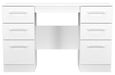Worcester White 6 Drawer Double Dressing Table