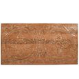 Artwork Carved Headboard - 5ft King Size - Mango Wood