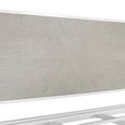 Avrameni Headboard - Beige and White Metal - 150cm