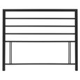 Urban Matt Black Metal Headboard - 4ft Small Double