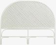 Phai White Rattan Headboard