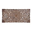 Radoyya Headboard - Carved Dark Wood - 166cm