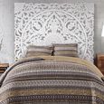 Radoyya Headboard - White Carved Wood - 120cm