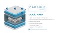 Capsule Hybrid Gel Pocket Spring Mattress - 1000 - Sizes Available
