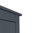 Radley Double Wardrobe - 2 Door - 1 Drawer - Dark Grey