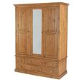 Henbury Pine 3 Door Combi Wardrobe