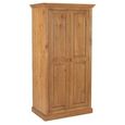 Henbury Pine 2 Door Plain Wardrobe