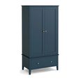 Harrogate Double Wardrobe - 2 Door - 1 Drawer - Blue