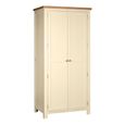 Lundy Wardrobe - 2 Door - Ivory Painted