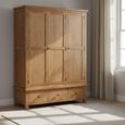 Original Wardrobe - 3 Door - Rustic Oak