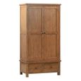 Original Wardrobe - 2 Door - 2 Drawer - Rustic Oak