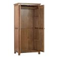 Original Wardrobe - 2 Door - Rustic Oak