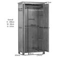 Original Wardrobe - 2 Door - Rustic Oak