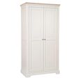 Cromwell Wardrobe - 2 Door - Grey Painted