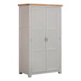 Wilmont Wardrobe - 2 Door - Grey Painted