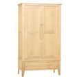 Twyford Wardrobe - 2 Door - 1 Drawer - Oak