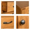 Somer Wardrobe - 2 Door - 2 Drawer - Oak