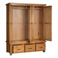 Somer Wardrobe - 3 Door - Oak