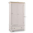Richmond Double Wardrobe - 2 Door - 1 Drawer - Grey