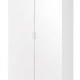 Manhattan Wardrobe - 2 Door - White Gloss
