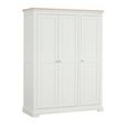 Cromwell Wardrobe - 3 Door - Grey Painted