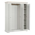 Cromwell Wardrobe - 3 Door - Grey Painted