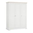 Cromwell Wardrobe - 3 Door - White Painted