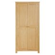 Arlington Wardrobe - 2 Door - Oak